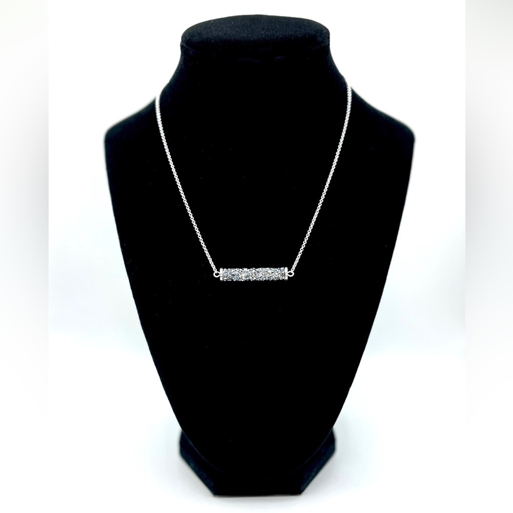 Pipette Necklace
Touchstone Crystal by Swarovski